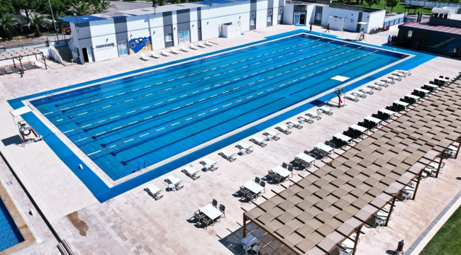 Akhisar belediyesi olimpik yüzme havuzu açıldı,fiyatlarda belli oldu
