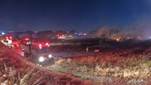 Akhisar'daki yangın söndürüldü