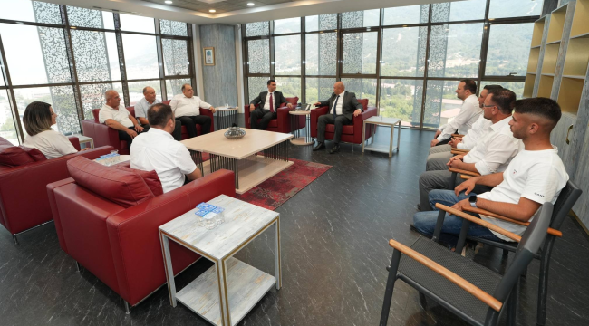 Başkan Aykan başkan Zeyrek'i ziyaret etti