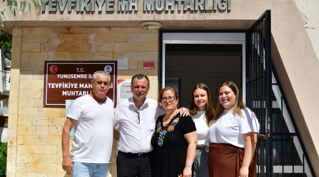 Başkan Balaban mahalle ziyretlerini bayramda da sürdürdü