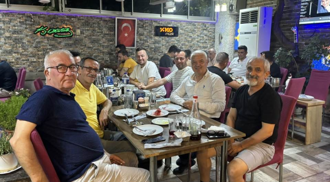 Başkan Bilgin arkadaşlarıyla buluştu