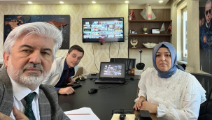 Başkan Hızlı video konferans bayramlaşmaya katıldı