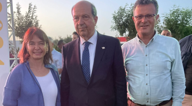 Başkan Öküzcüoğlu KKTC'de çifte mutluluk yaşadı