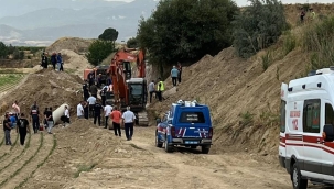 Denizli'de toprak kayması! 1işçi hayatını kaybetti,1 işçi ağır yaralı