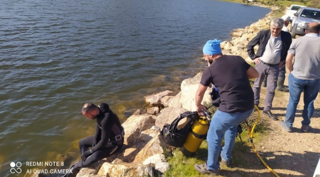 Gölette su kaçağı önlendi üretici susuz kalmayacak