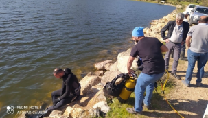 Gölette su kaçağı önlendi üretici susuz kalmayacak