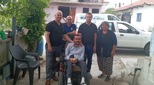 Kula belediyesi'nden engelli vatandaşlara yaşam desteği