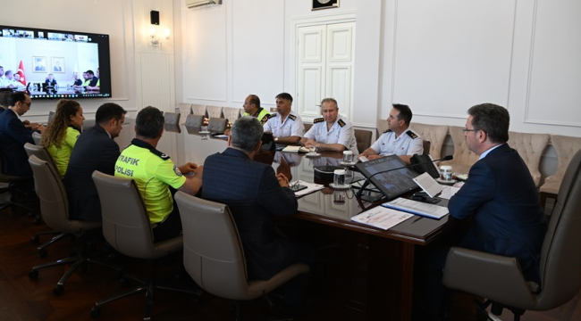 Kurban bayramı öncesi alınan güvenlik tedbirleri masaya yatırıldı