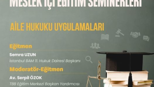 Manisa barosundan aile hukuku uygulamaları semineri 