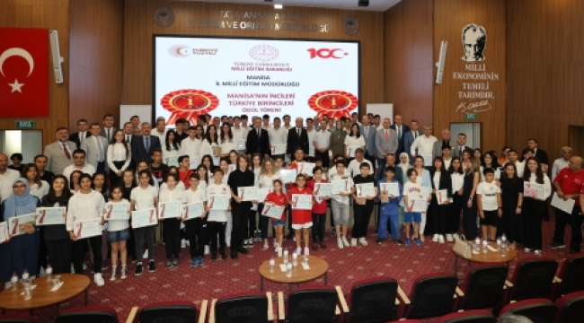 Manisa'nın'' incileri,Türkiye'nin birincileri"ödül töreni