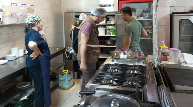 Otellerde eş zamanlı gıda denetimi