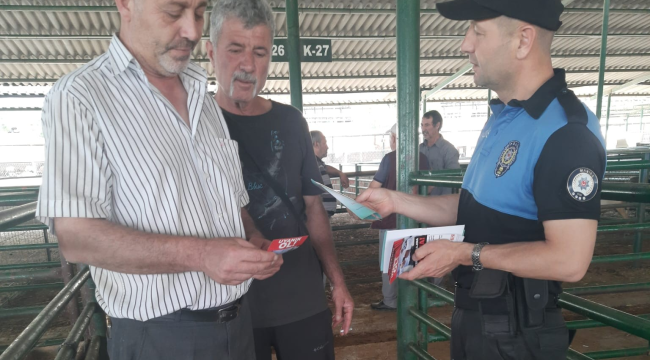 Polisten vatandaşlara  hırsızlık, dolandırıcılık, sahte para,uyarısı