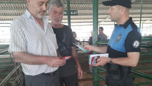 Polisten vatandaşlara  hırsızlık, dolandırıcılık, sahte para,uyarısı