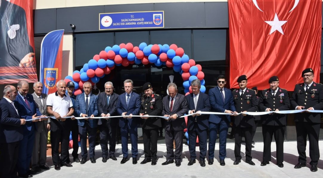 Salihli OSB'de Jandarma asayiş noktası açıldı