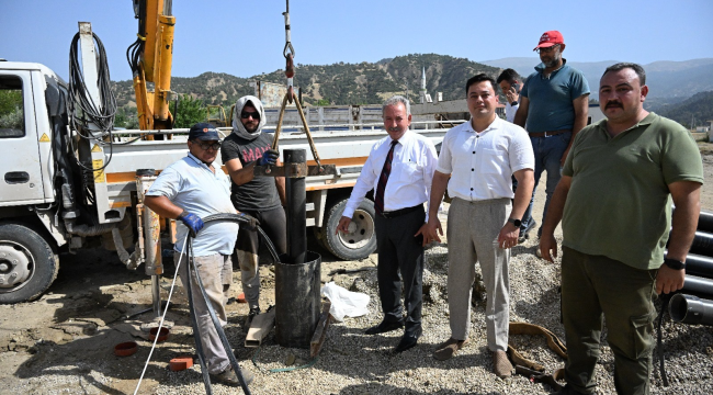 Salihli'yi bol suya kavuşturacak yeni sondaj kuyusu 