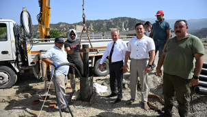 Salihli'yi bol suya kavuşturacak yeni sondaj kuyusu 