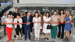 Sanat sokağı sergisi açıldı