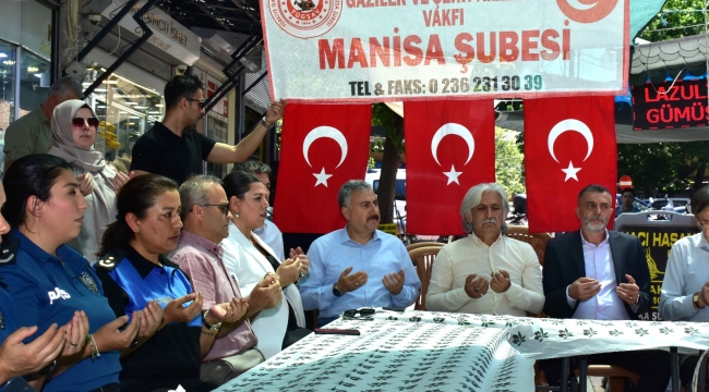 Şehitler için dua okundu