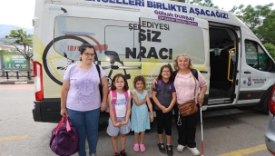 Şehzadeler belediyesinden engelli araç hizmeti