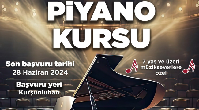 Şehzadeler belediyesinden piyano kursu