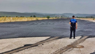 Sorumsuz çevre düşmanı Akhisar'ı kirletti