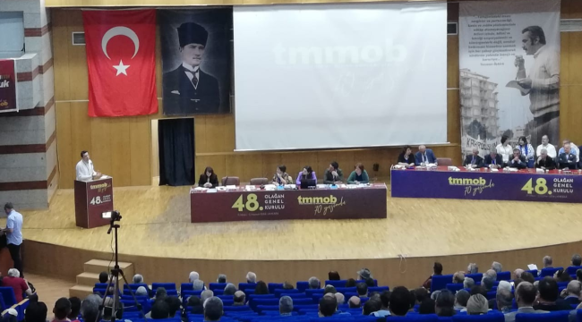 TMMOB 48.seçimli olağan genel kurulunda Manisa'yı başkan Yeltin temsil etti