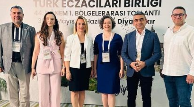 Türk eczacıları birliği 44.dönem 1.bölgelerarası toplantısı Diyarbakır'da yapıldı