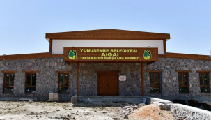 Yunusemre'de Aigai antik kente turst karşılama merkezi 