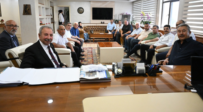 Ziyarette mahalle sorunları masaya yatırıldı