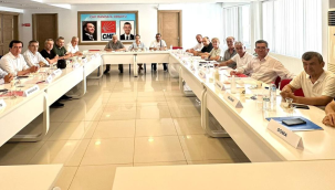 17 CHP ilçe başkanının katıldığı toplantıda yatırımlar ele alındı