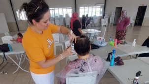 4 mahallede kadınlara ücretsiz kuaförlük hizmeti 