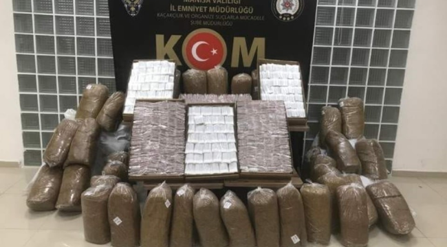 5 ilçede eş zamanlı kaçakçılık operasyonu