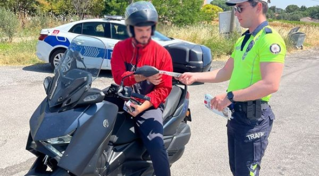 Abartı egzoz kullanma huzur bozma konrollerinde 94 araç trafikten men edildi