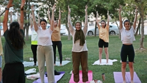 Akhisar'da kadınlara özel yoga eğitimi