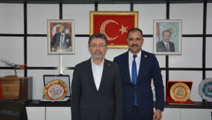 Bakan Yumaklı,başkan Kara'yı ziyaret etti