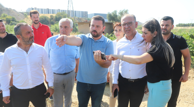 Başkan Akın Fatih sanayi sitesindeki çlışmaları denetledi