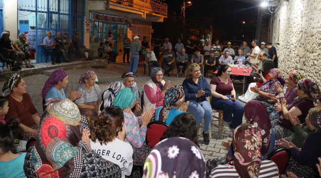 Başkan Gündüz Encekler mahallesinde