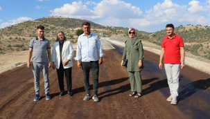 Başkan Gündüz yol çalışmalarını denetledi