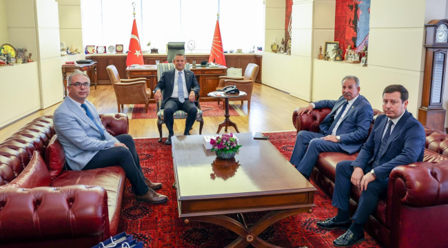 Başkan Nurlu'dan CHP'lideri Özel'e ziyaret 