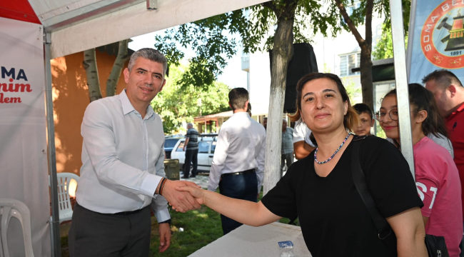 Başkan Okur İnönü mahallesinde halkla buluştu