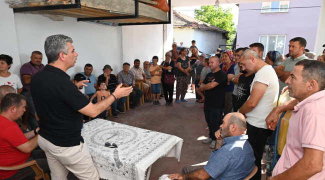 Başkan Okur zafer mahallesinde vatandaşları dinledi