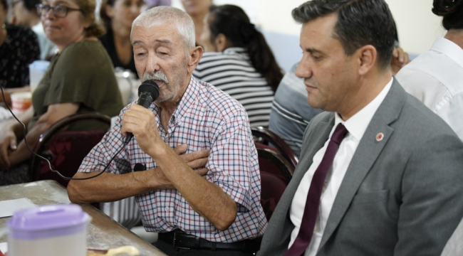 Başkan Zeyrek cemevinde oruç açtı,edilen duaların kabul edilmesini diledi