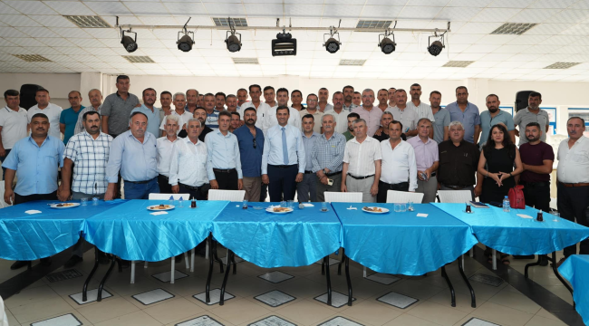 Başkan Zeyrek Kırkağaç'ta muhtarlar toplantısına katıldı