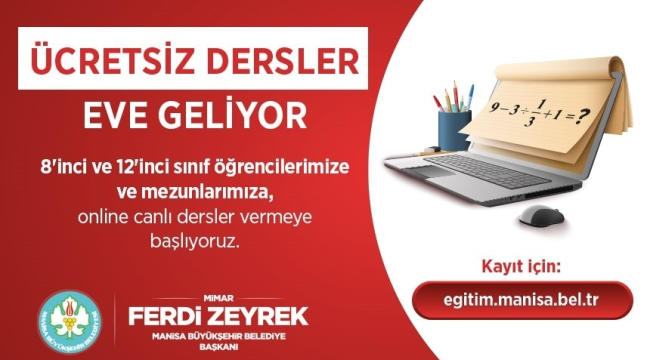 Başkan Zeyrek'ten öğrencilere ücretsiz eğitim müjdesi