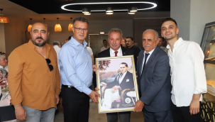 Başkanlar açılışa katıldı