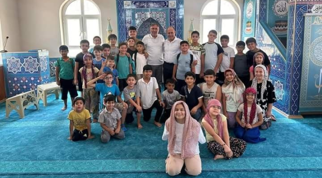 Belediye başkanı Mintaş kuaran kursu öğrencilerini ziyaret etti