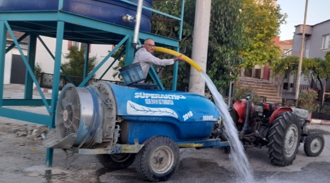 Büyükşehirden üreticilere su desteği