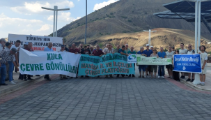 Çevreciler Kula'da meydanlara indi