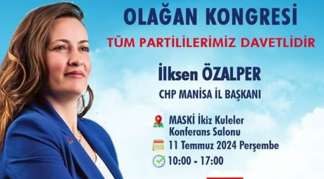 Ahmetli Manisa CHP kadın kolları kongresinde oy kullanamayacak