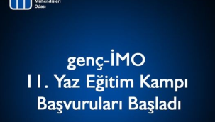 Genç-İMO 11. yaz eğitim kampı başvuruları başladı